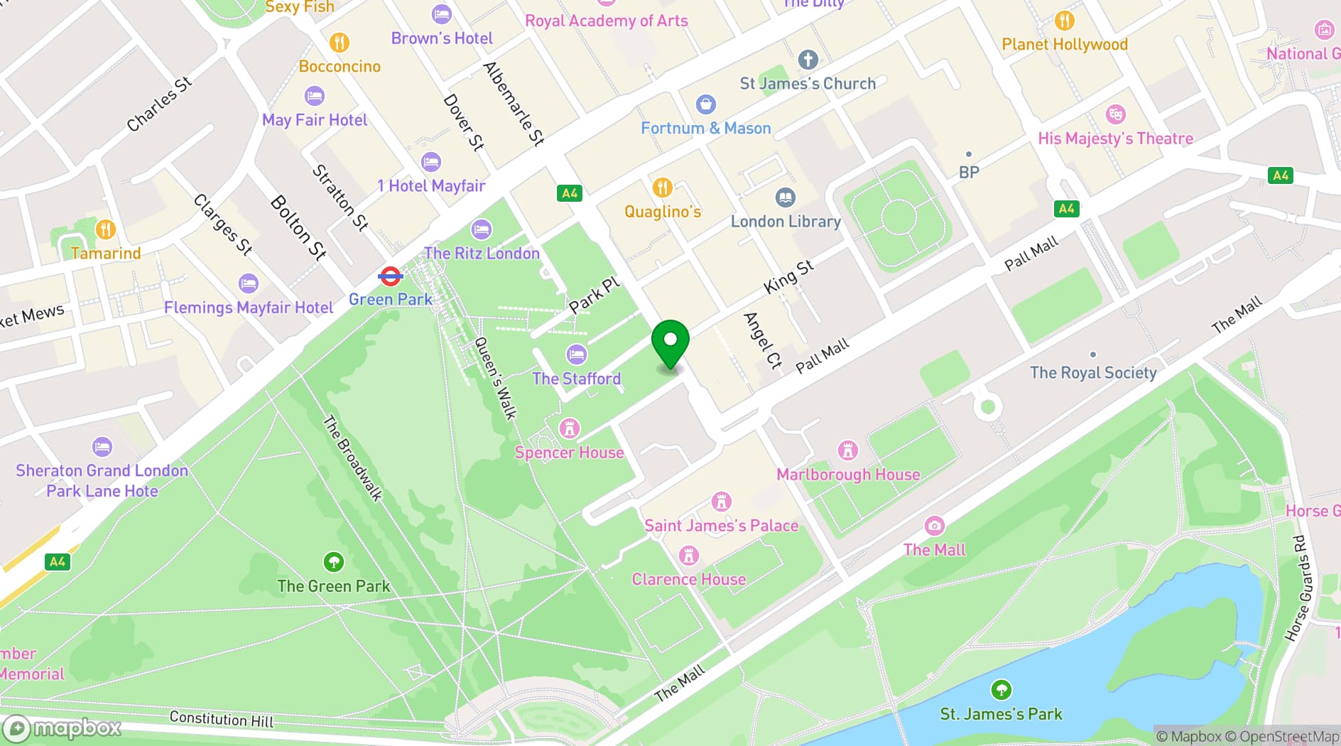 Map showing Chutney Mary