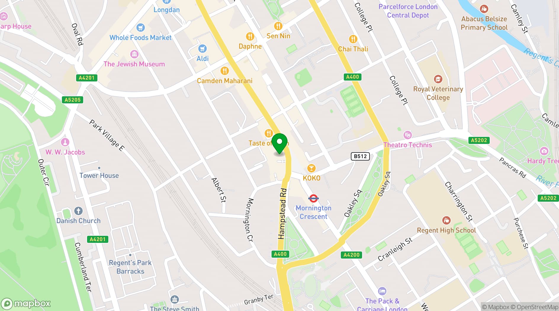 Map showing KOKO