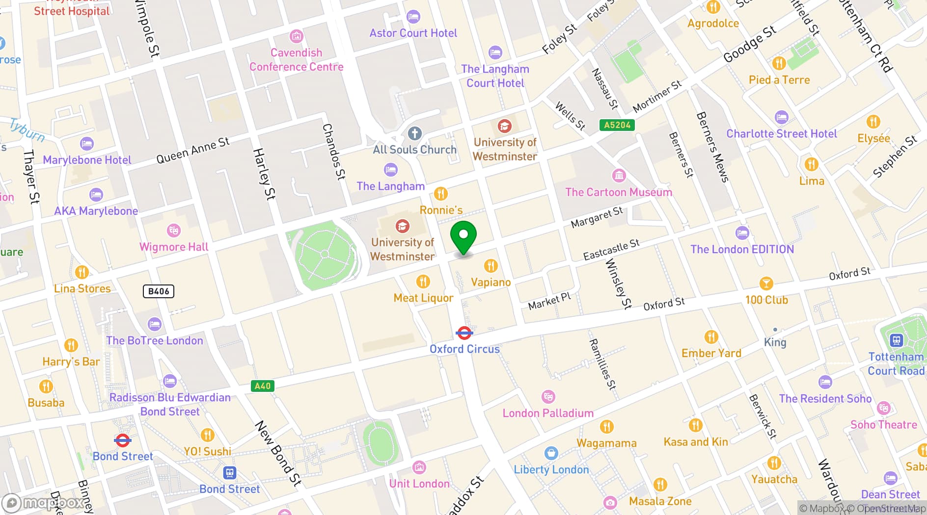 Map showing Rhum Tavern