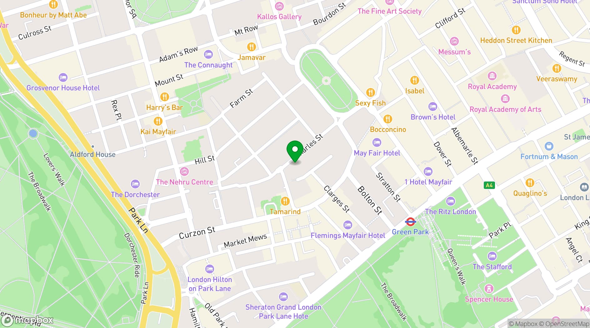 Map showing Dartmouth House