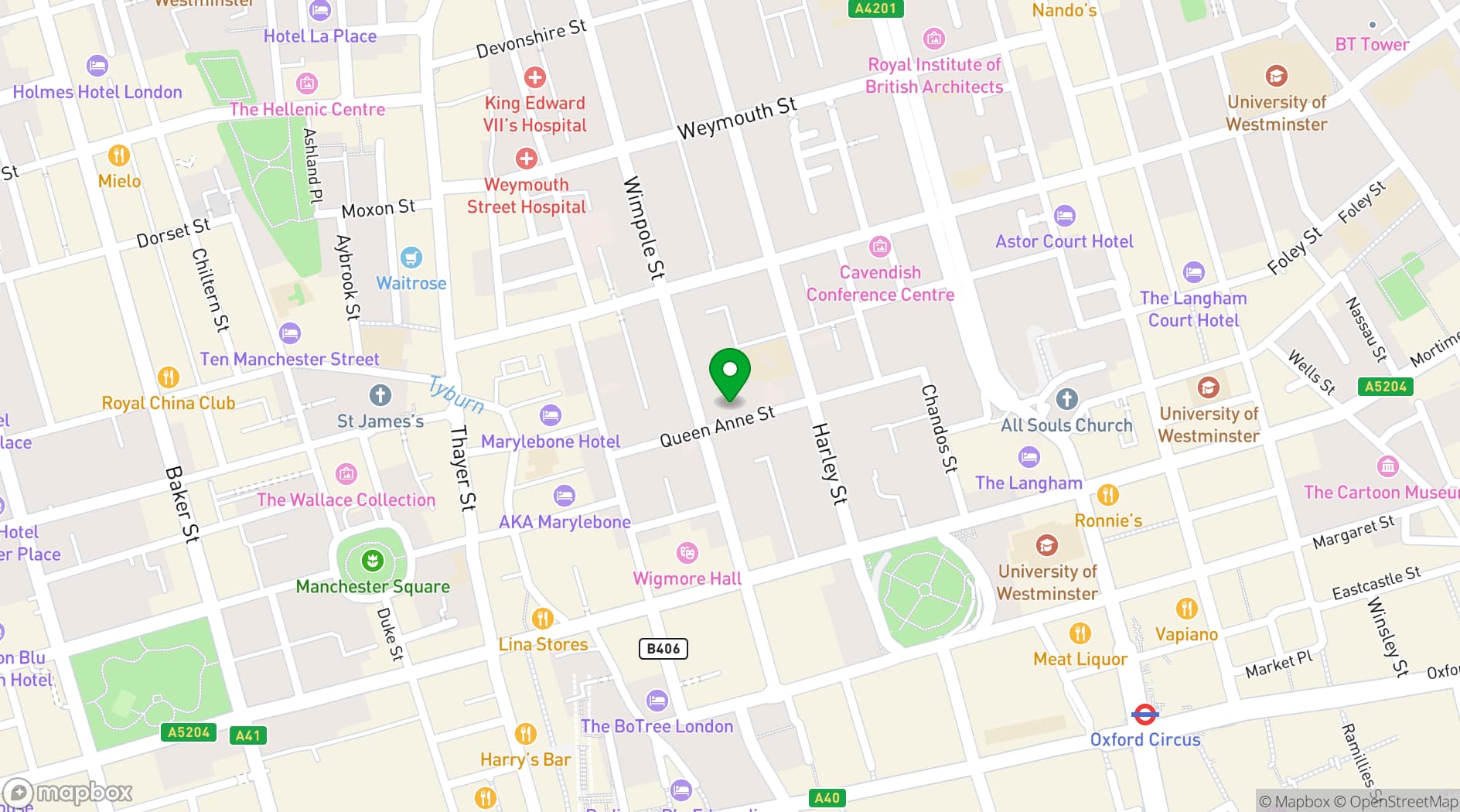 Map showing Elmtree by Spacemade