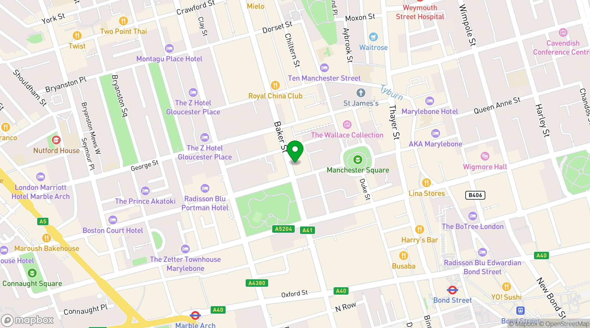 Map showing PianoMe