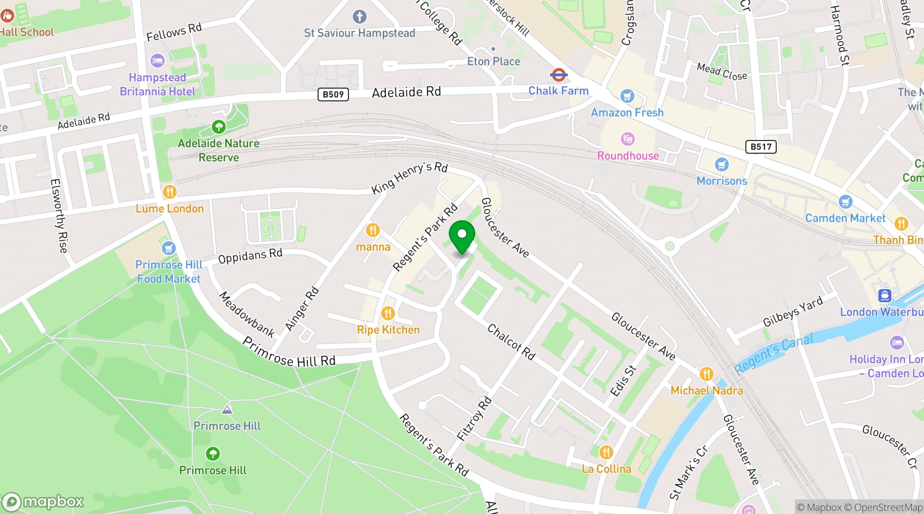 Map showing Soul Studio