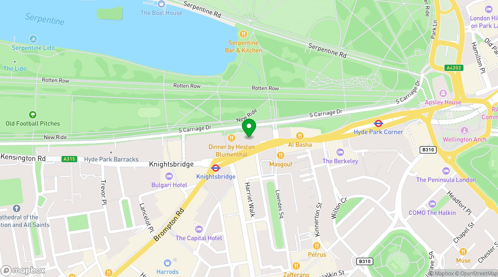 Map showing PAVILION City 