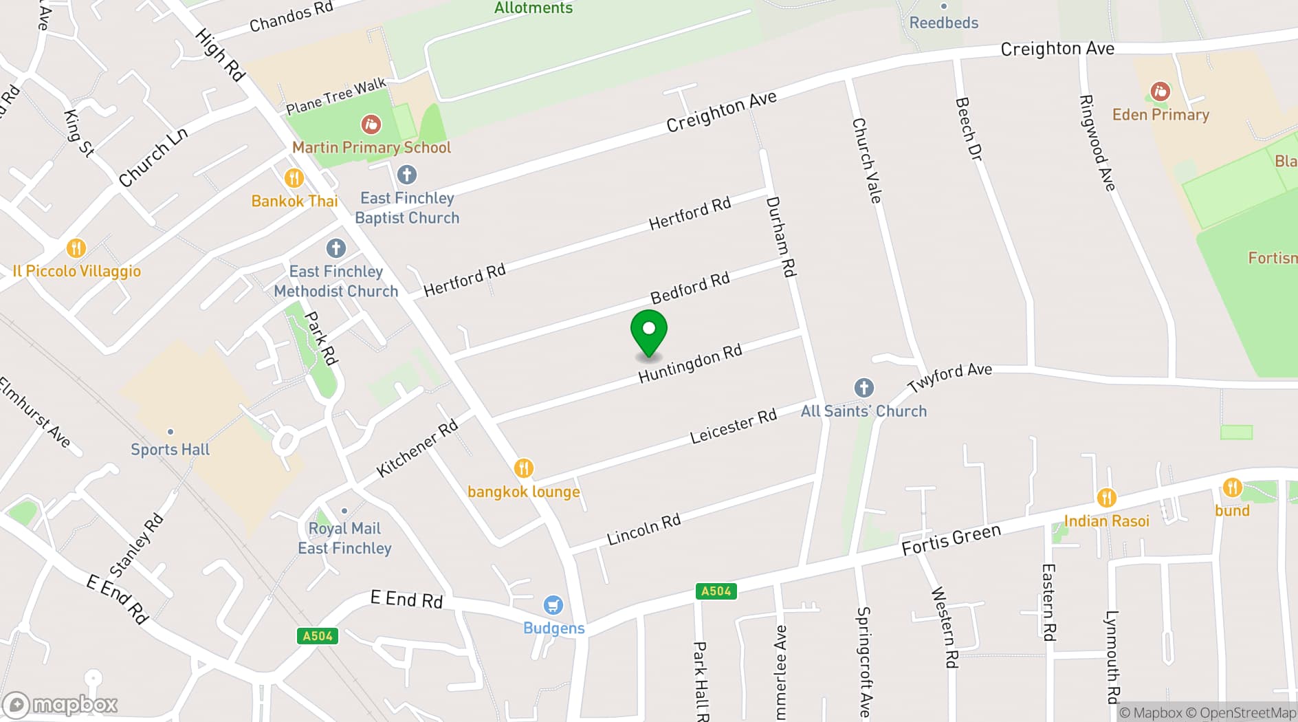 Map showing Beautiful home kitchen and cookery school