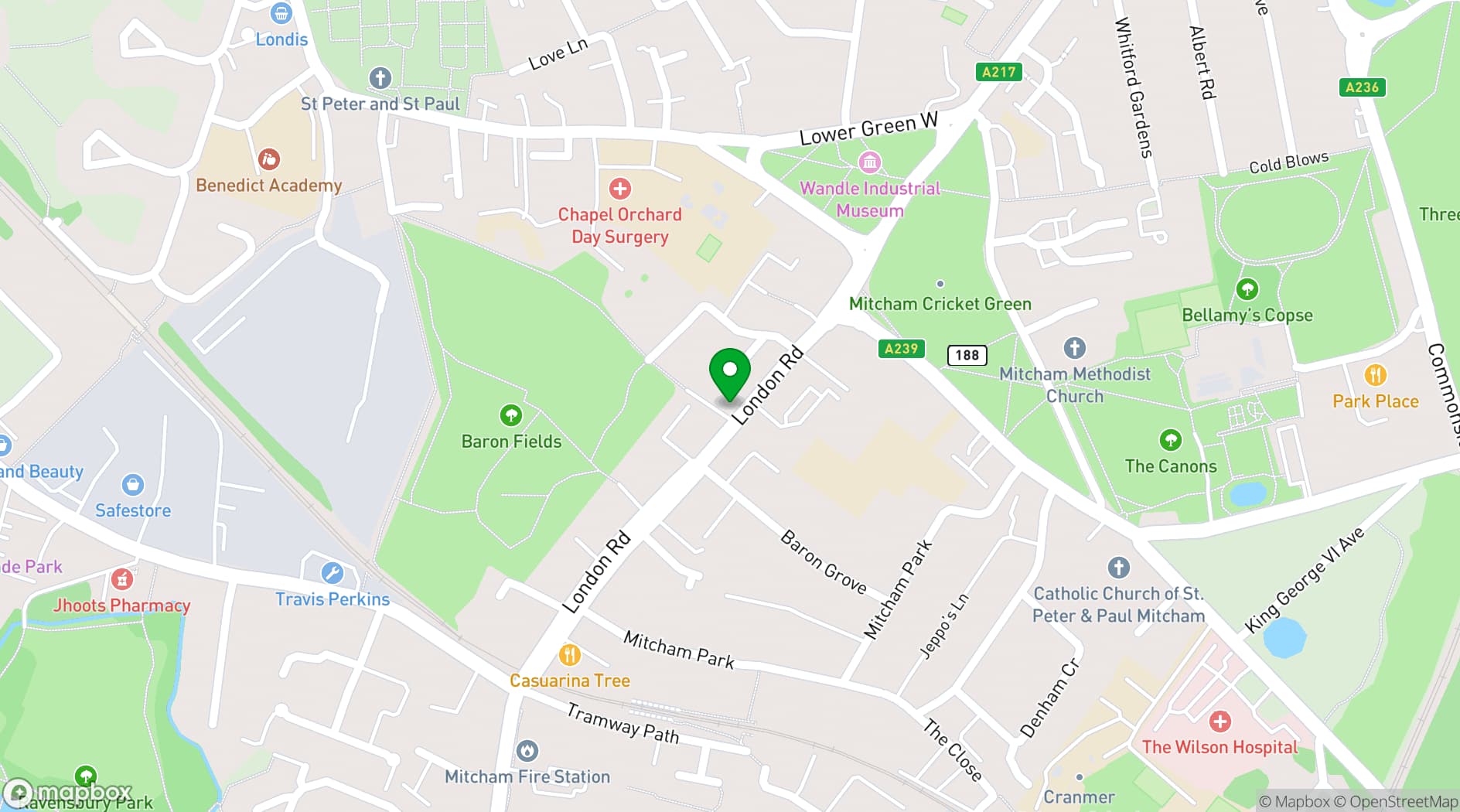 Map showing Riva Events