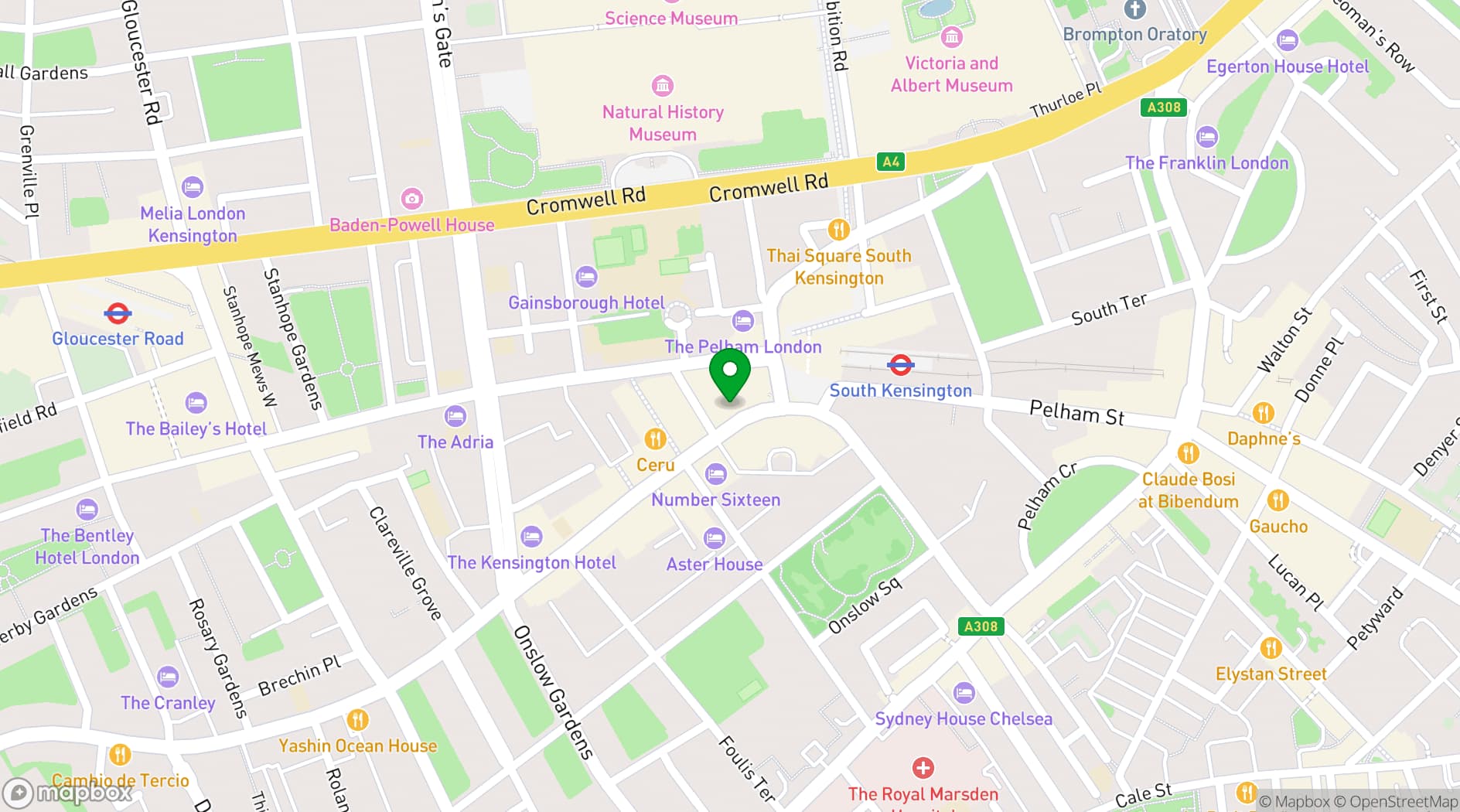Map showing The Simon Lau Centre