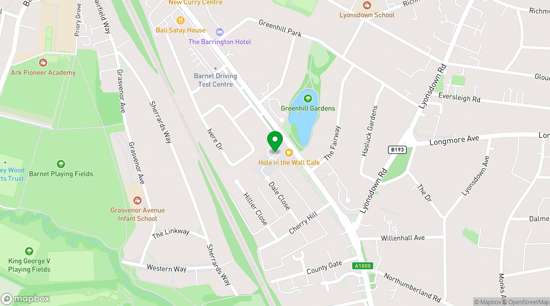 Map showing Volume Unlimited