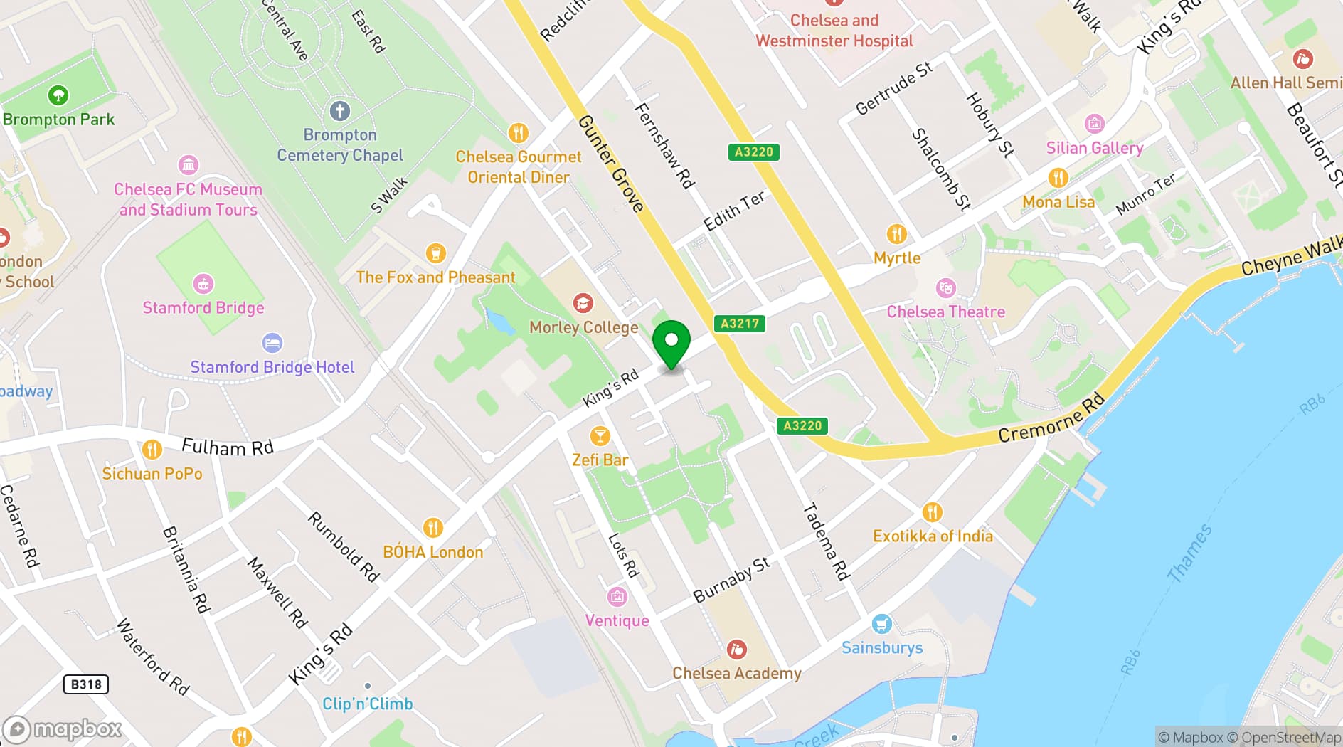 Map showing 508 Gallery