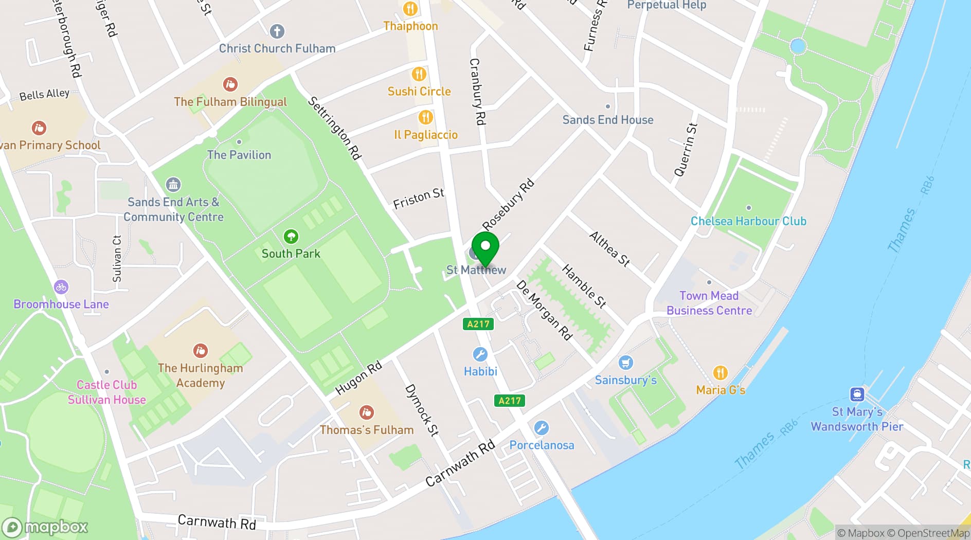 Map showing The Light House
