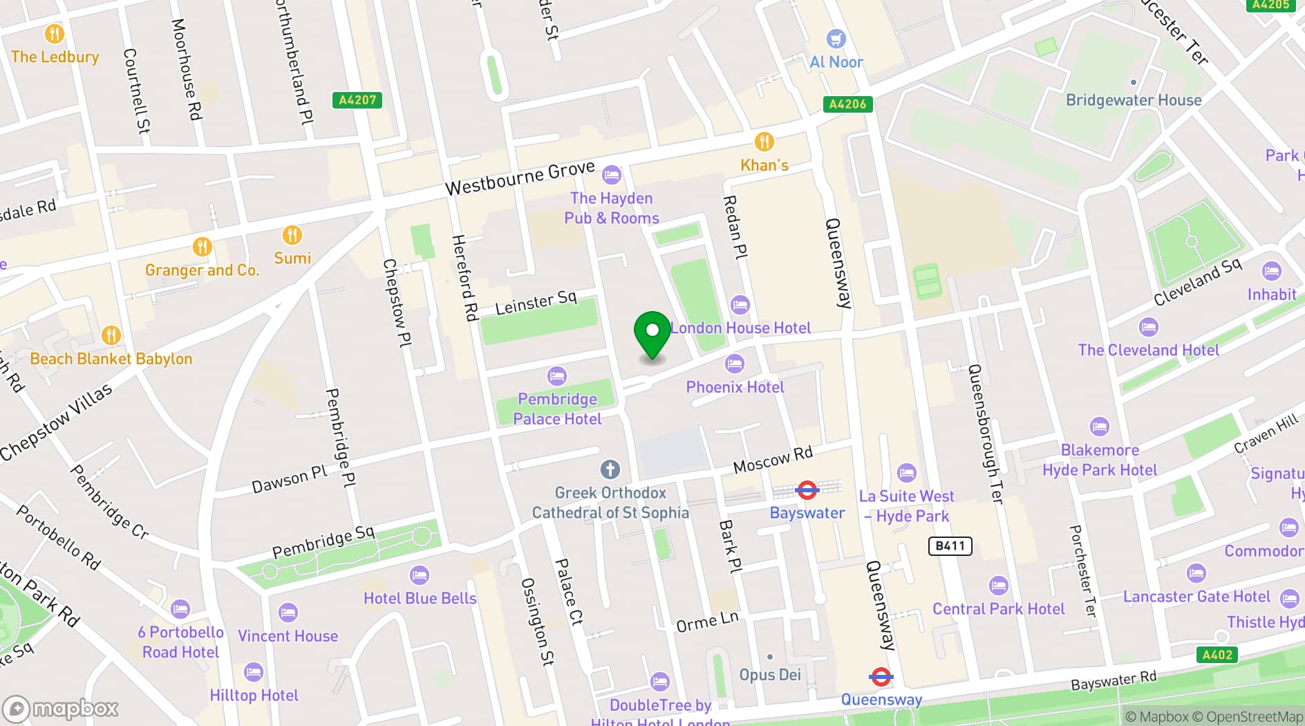 Map showing Grand Plaza Serviced Apartment