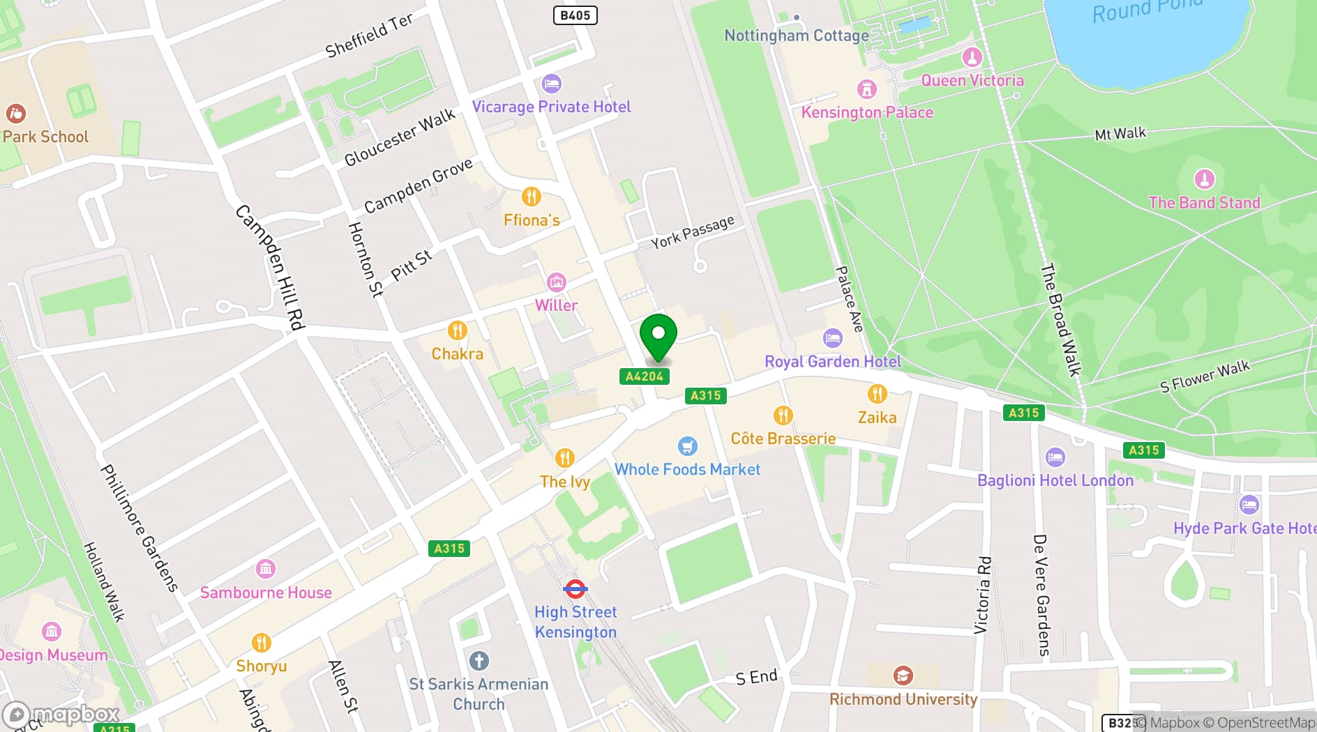 Map showing Ginsen Clinic