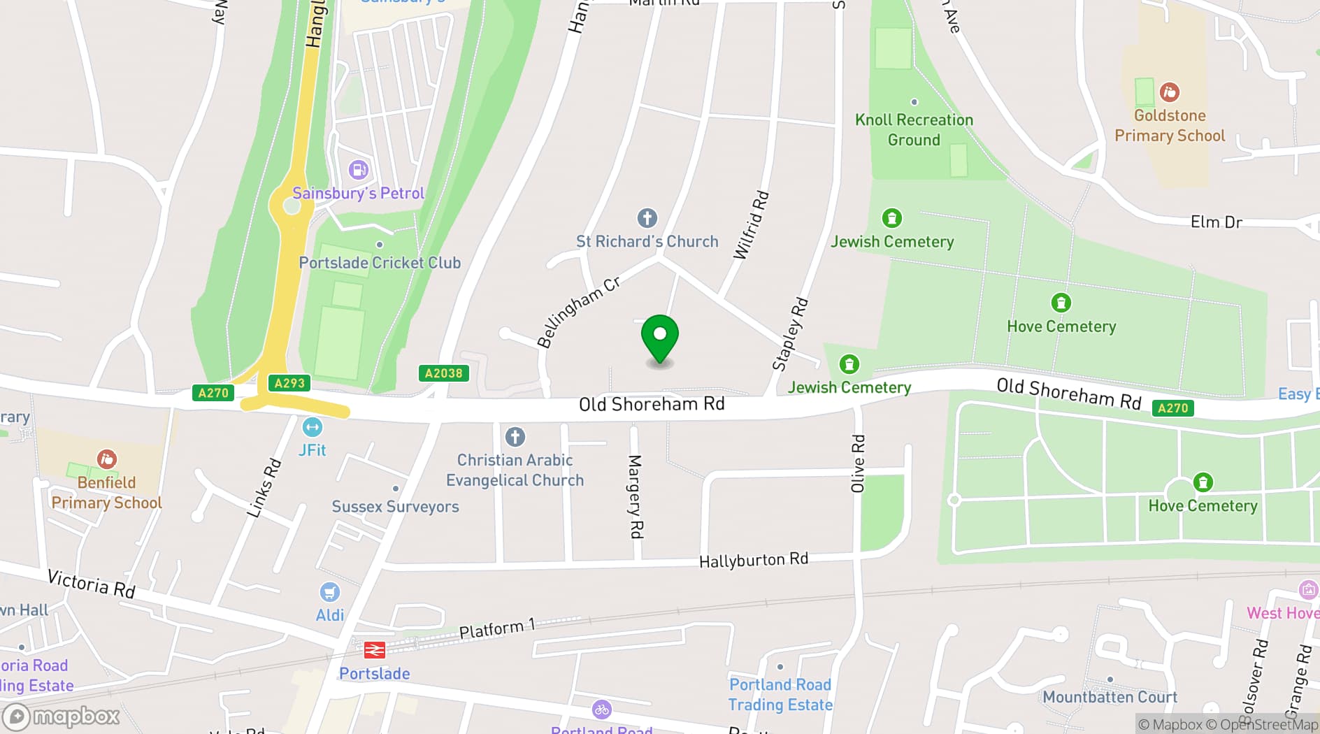 Map showing Streetfunk Studios