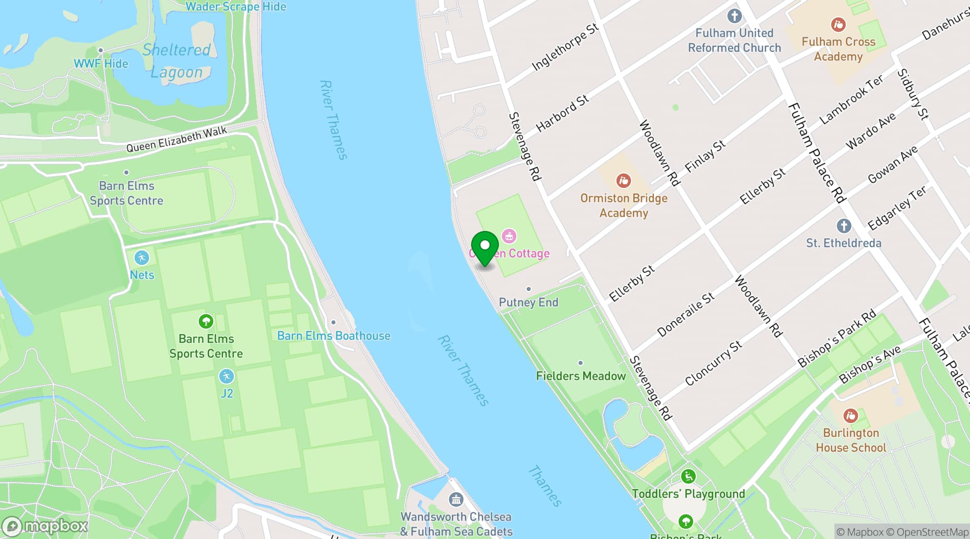 Map showing Brasserie Constance
