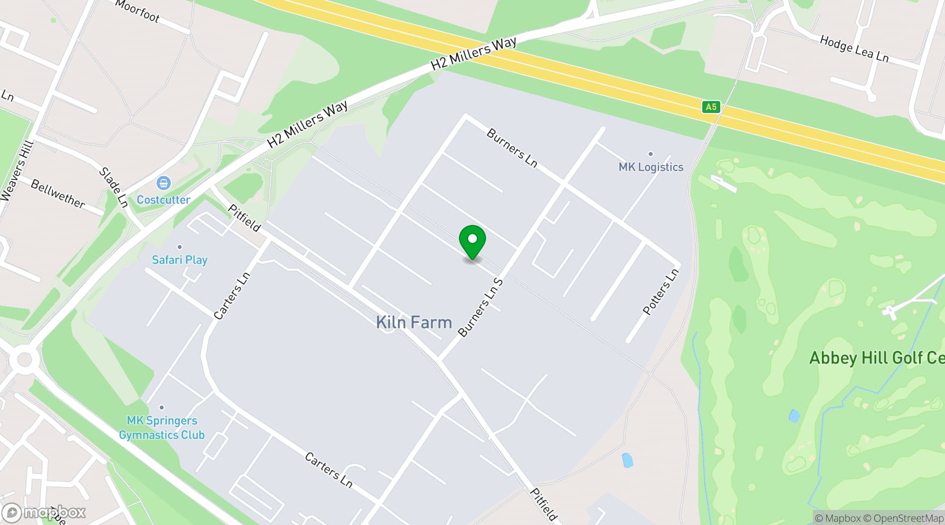 Map showing The Box Arts Club