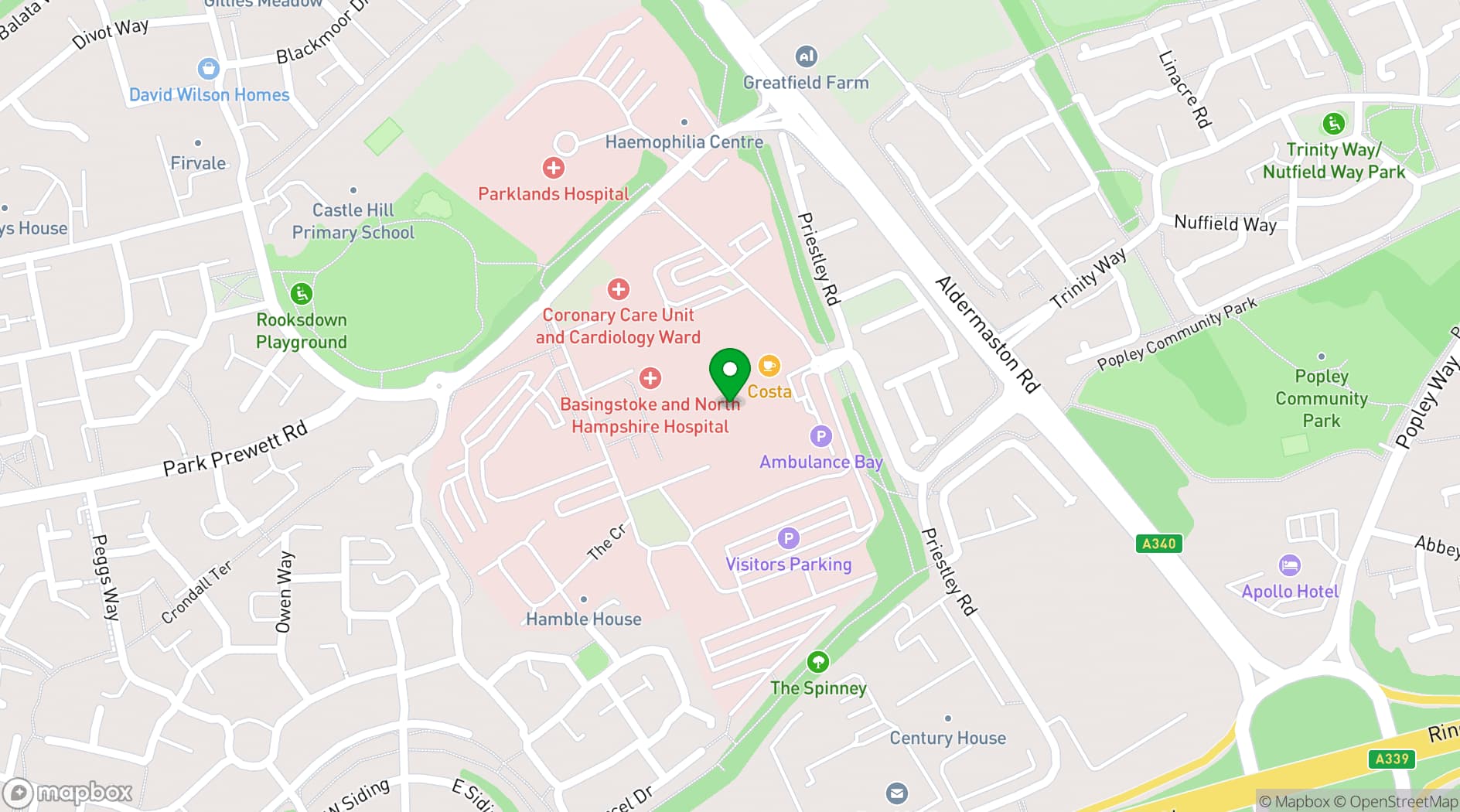 Map showing The Ark Conference Centre