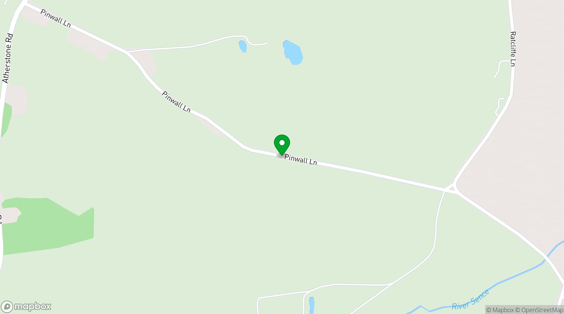 Map showing Mythe Barn Events