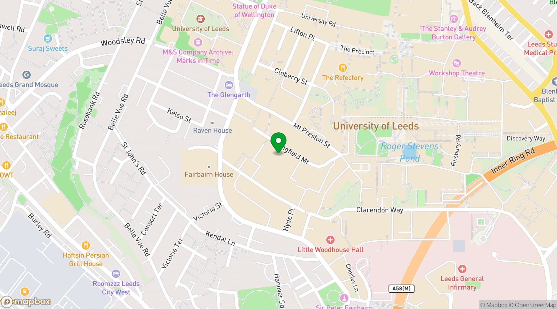 Map showing The Faversham