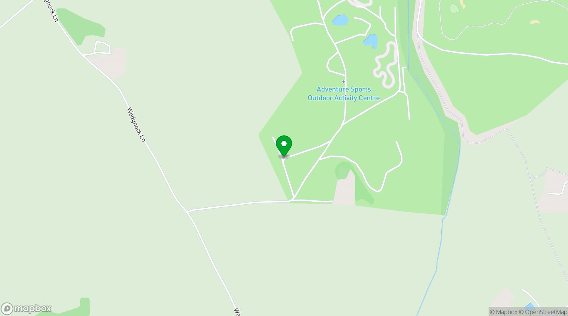 Map showing The Quad