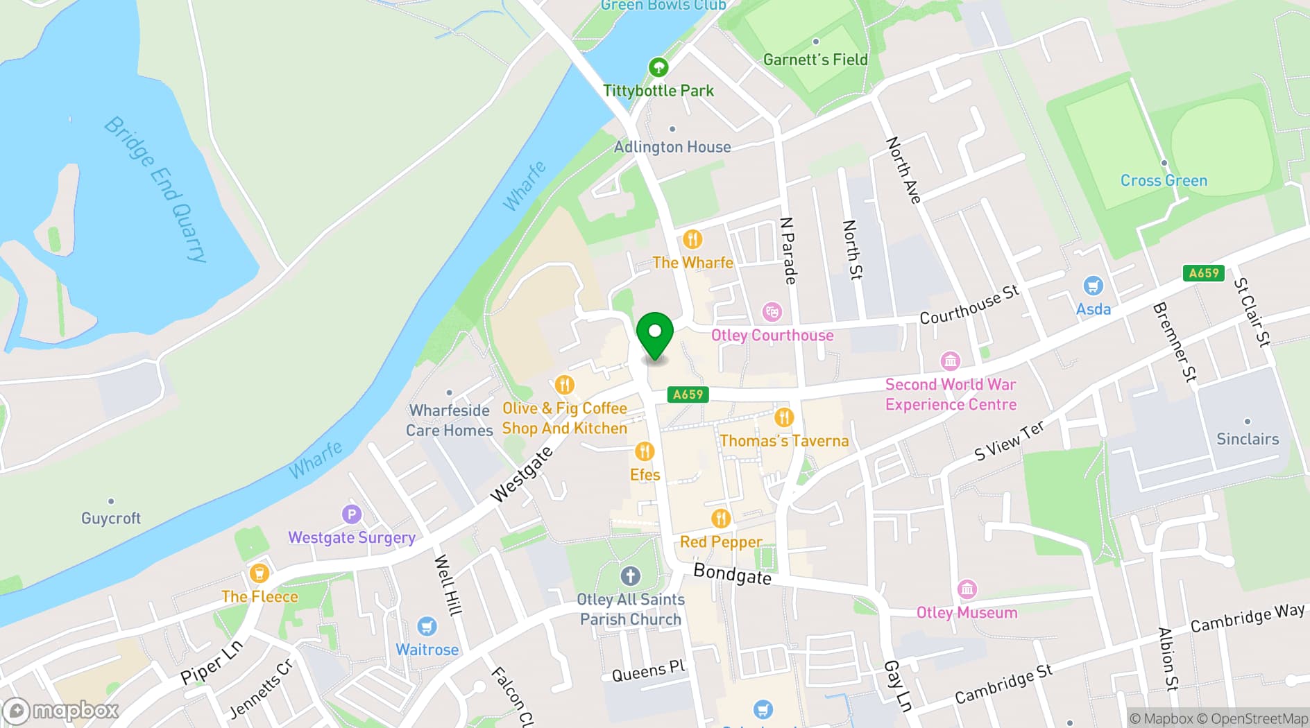 Map showing Functional Drinks Club