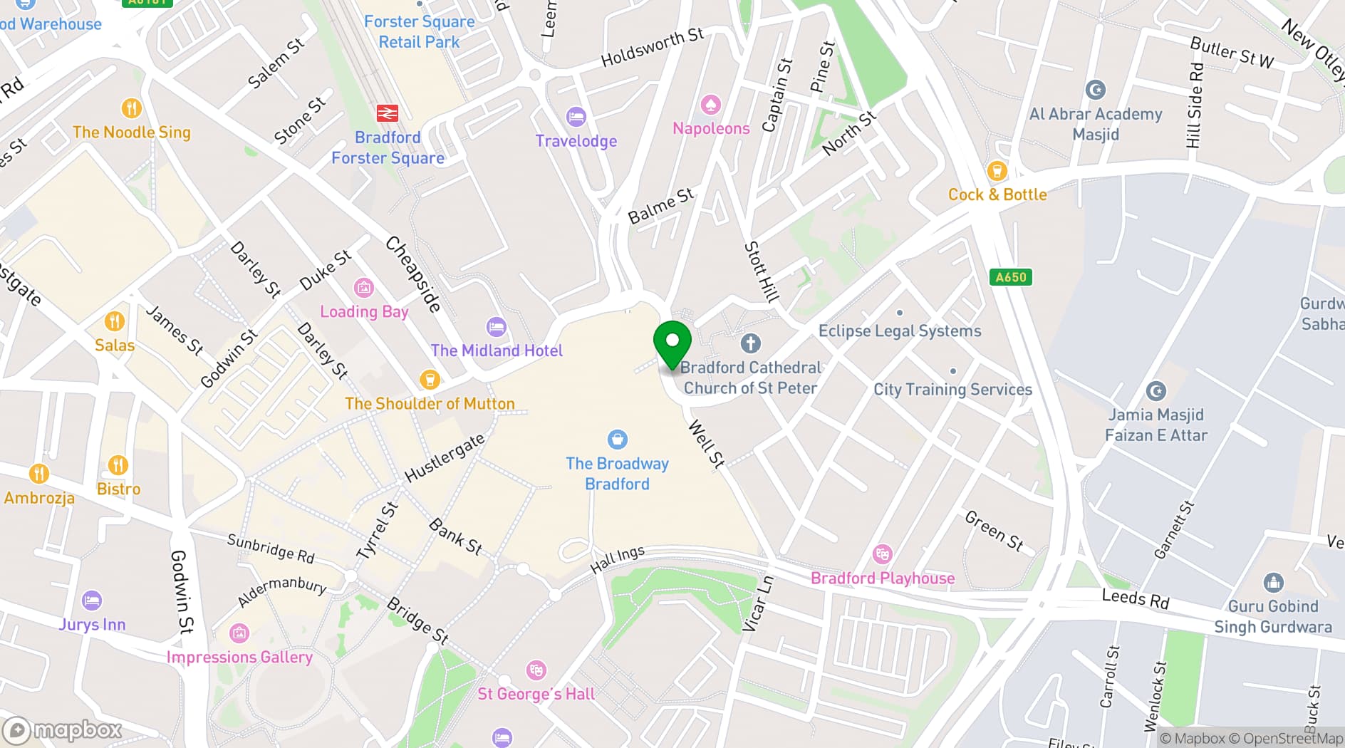 Map showing Kala Sangam Arts Centre 