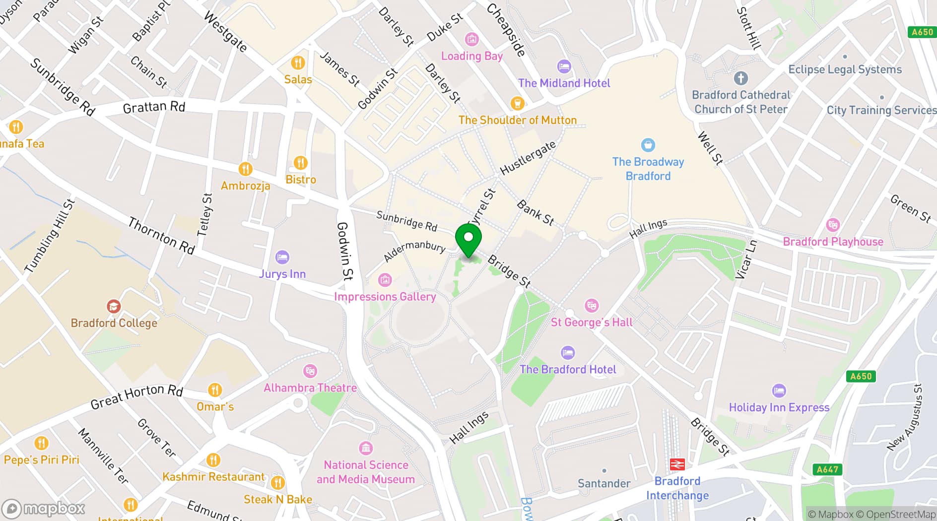 Map showing The Mediation Suite