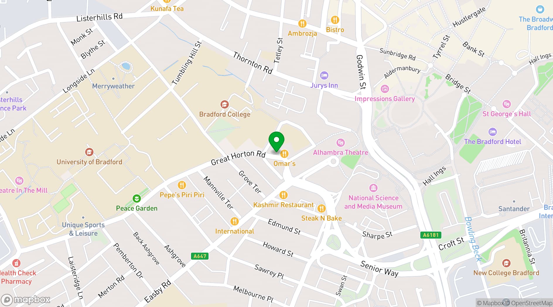Map showing MyLahore