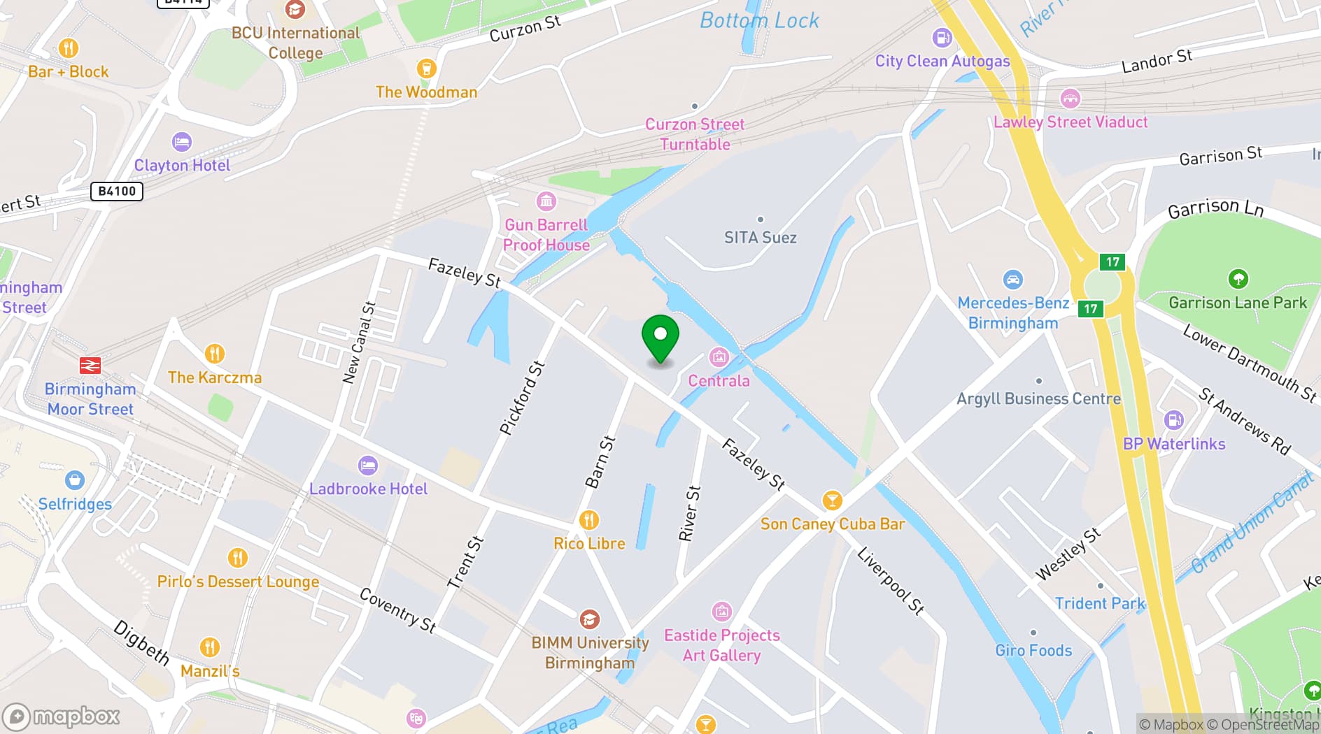 Map showing Stryx