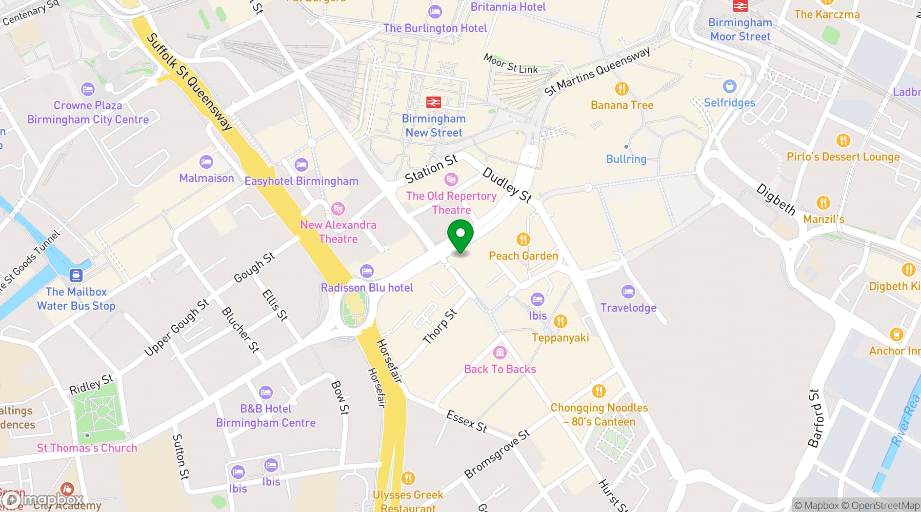 Map showing SNOBS
