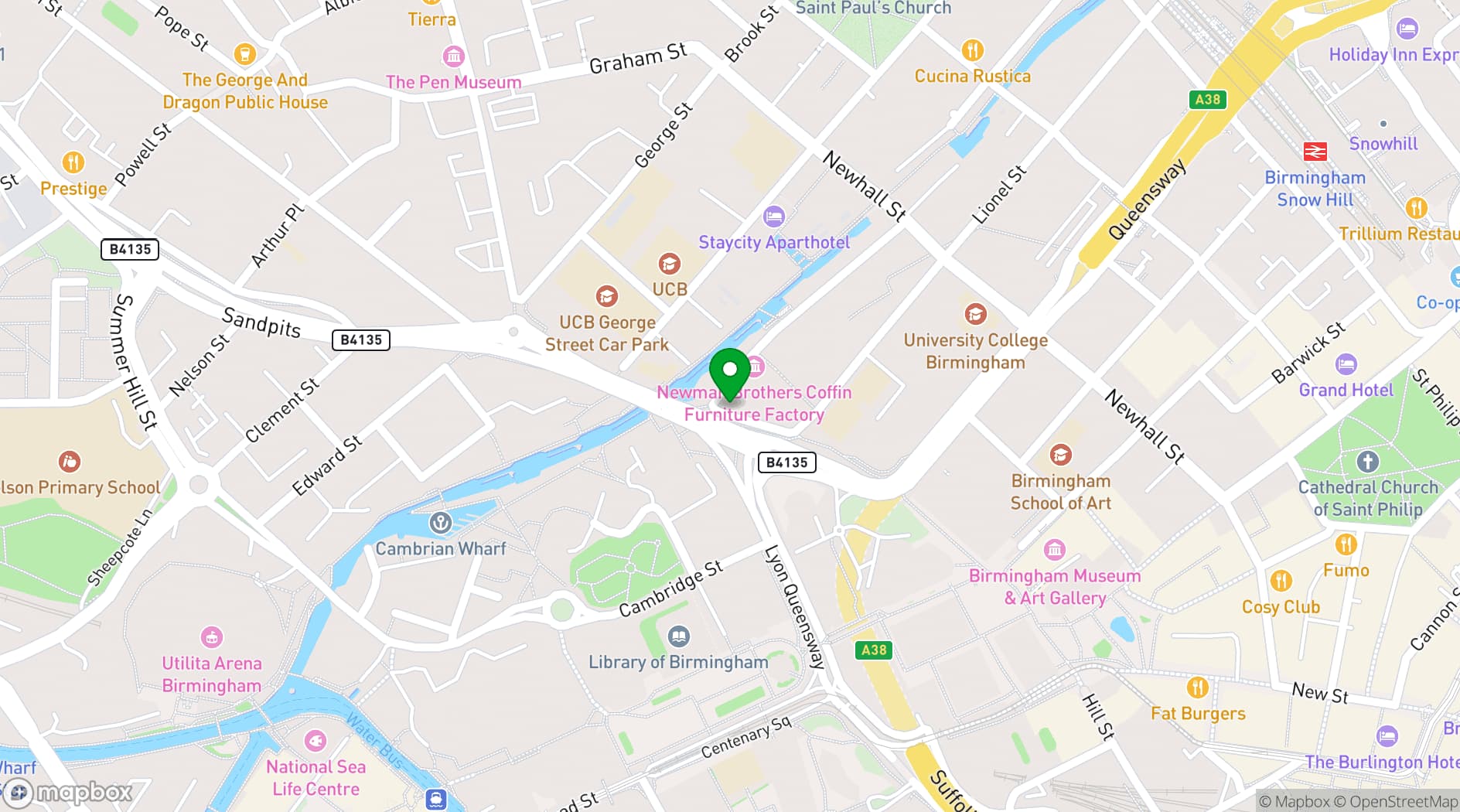Map showing Opheem