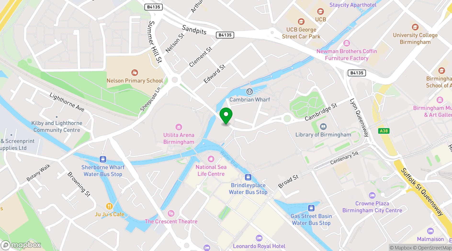 Map showing IET Birmingham: Austin Court