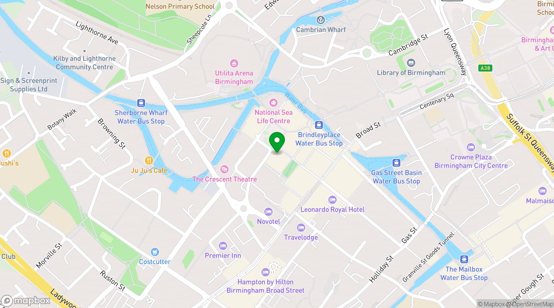 Map showing Foundry