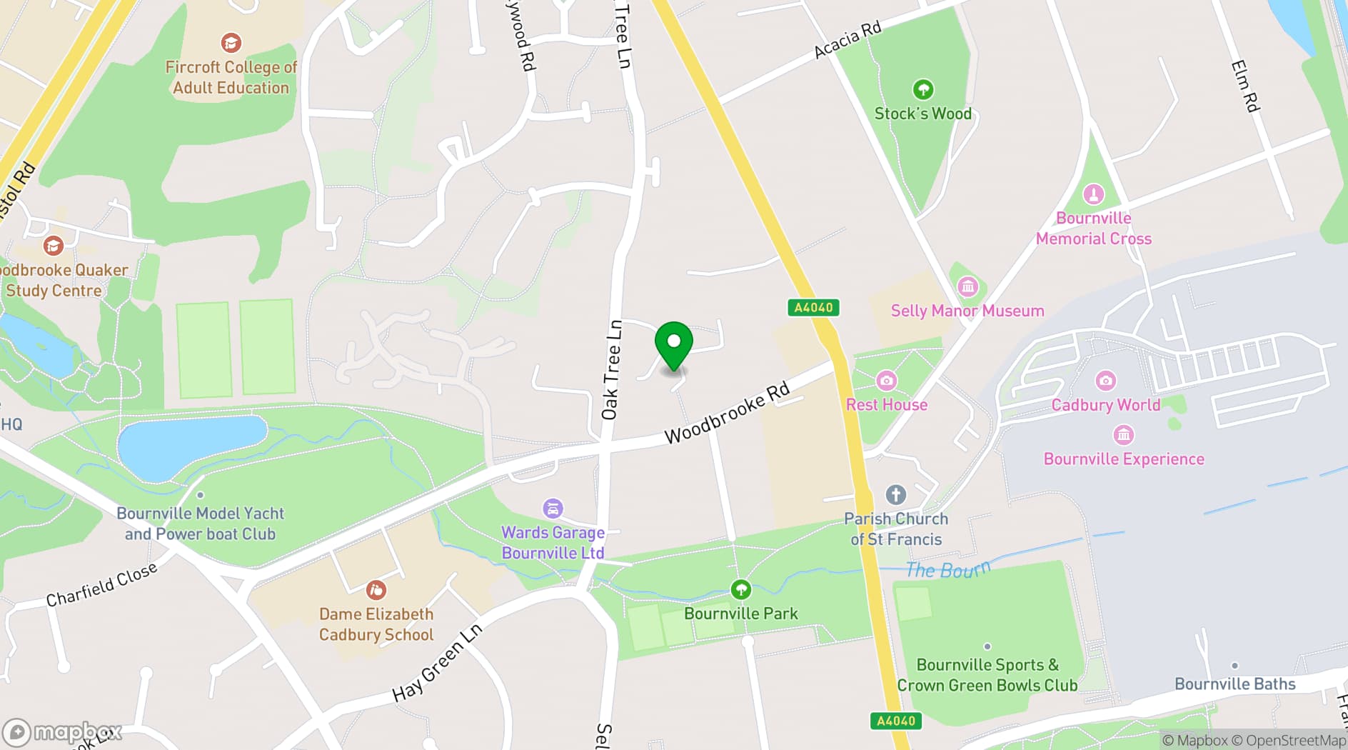 Map showing Rutleigh Norris School of Dance