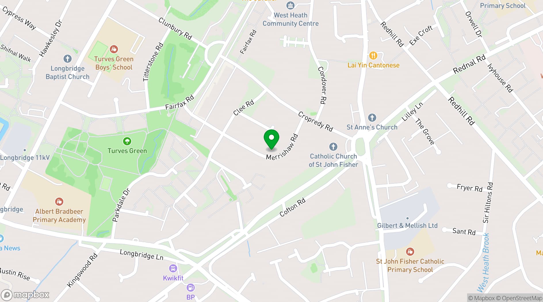 Map showing Midland Actors Theatre