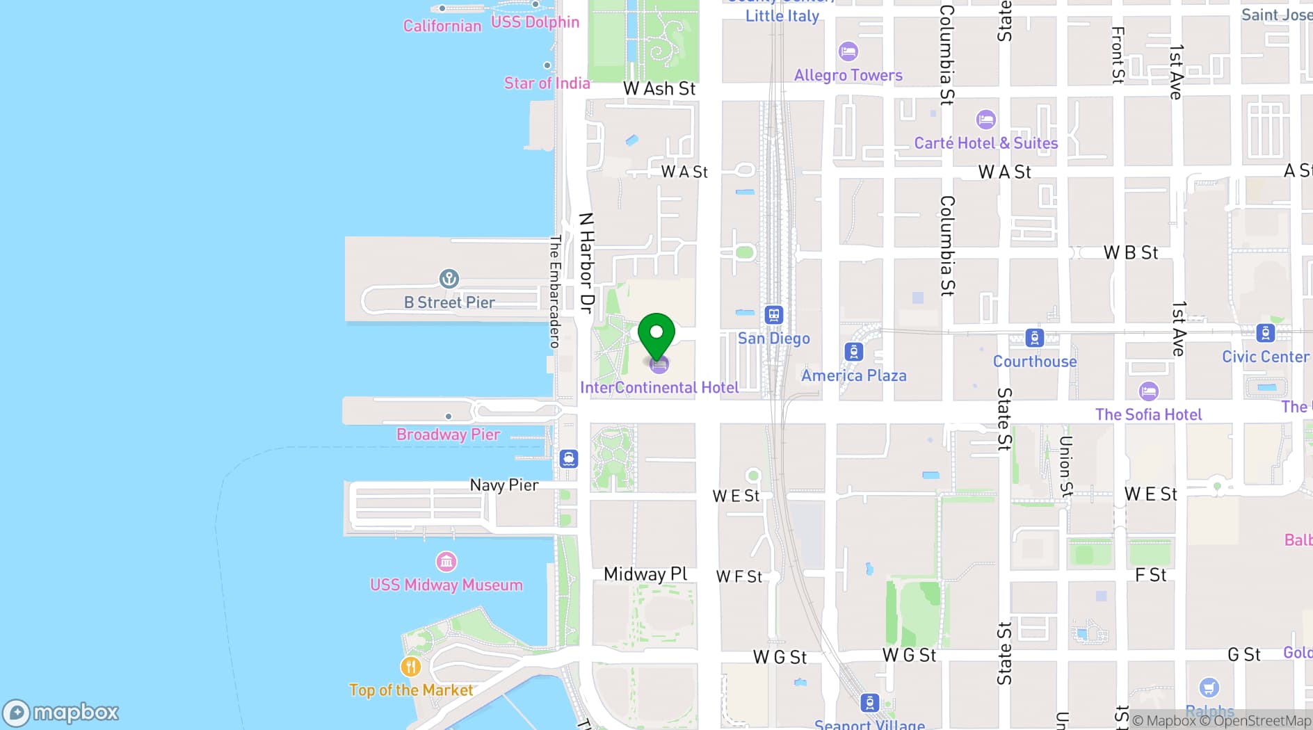 Map showing The Reading Club