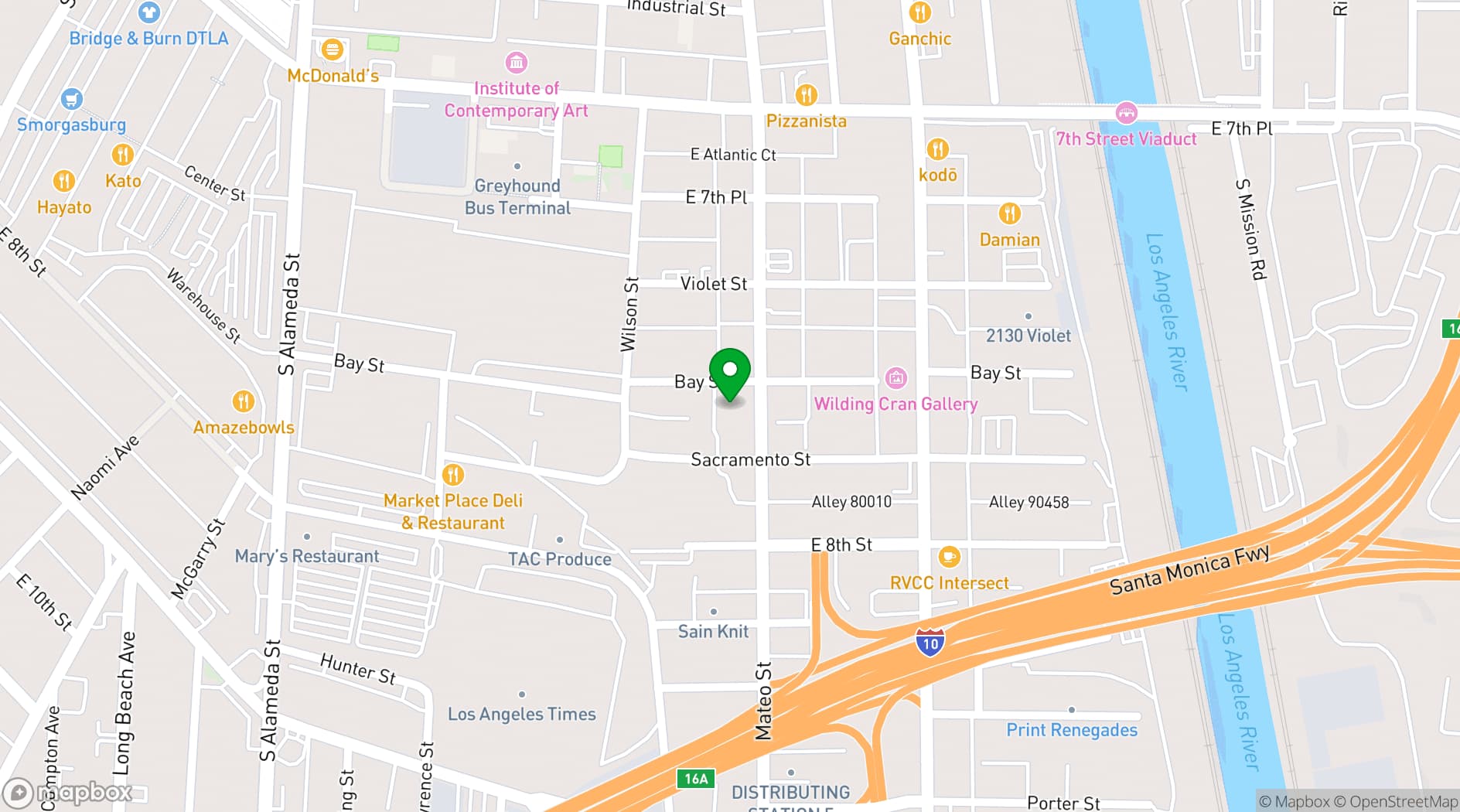 Map showing Rolling Greens