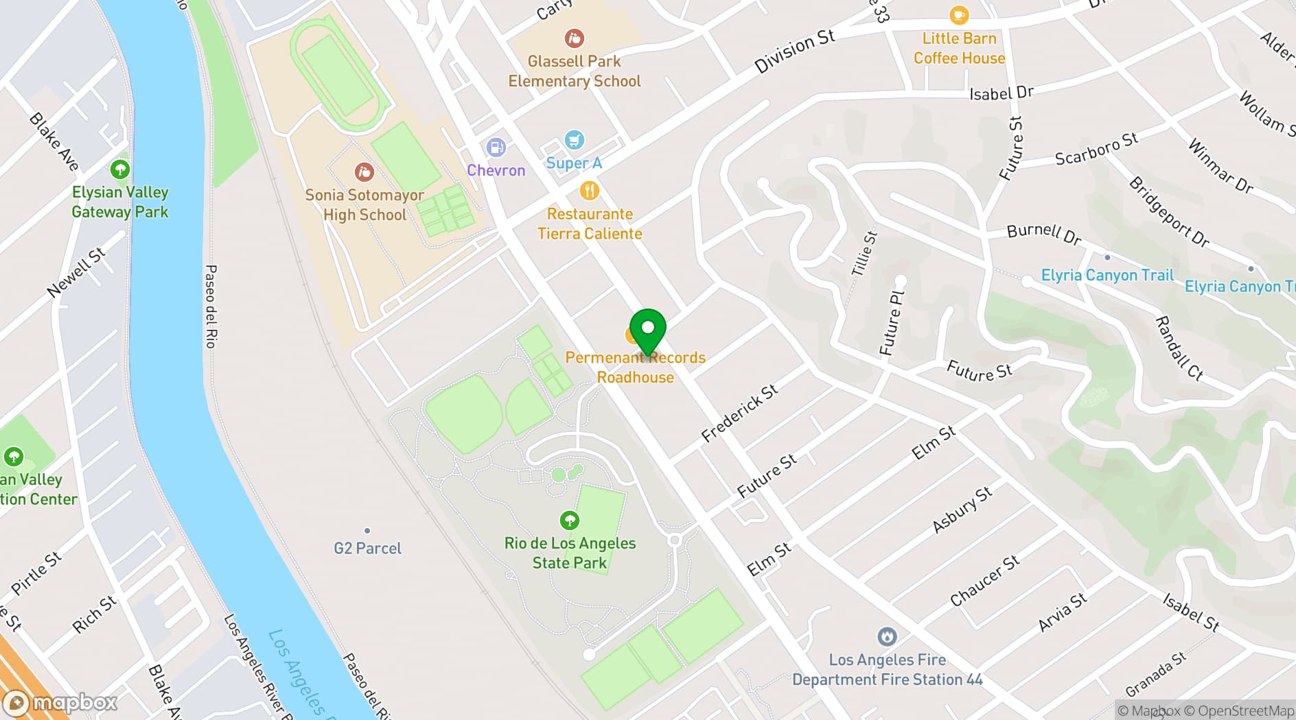 Map showing GoodPeeples Studios