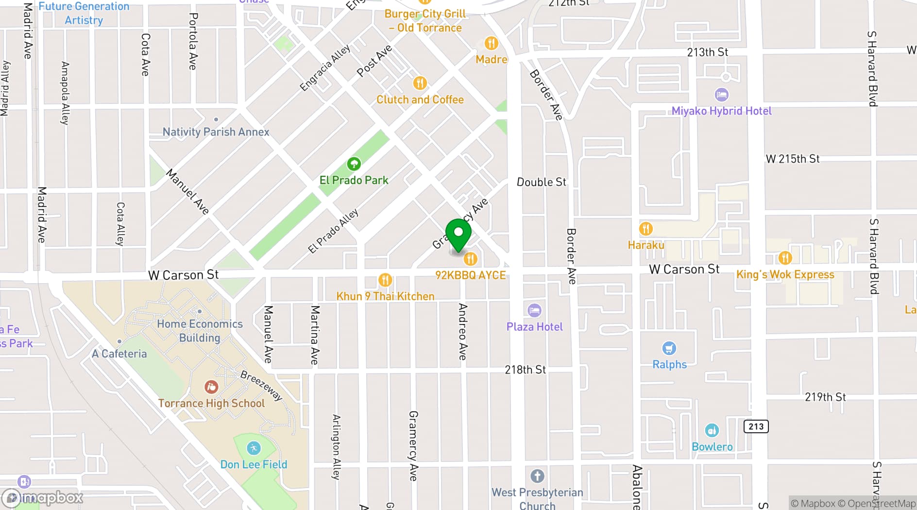 Map showing Stardance Studio