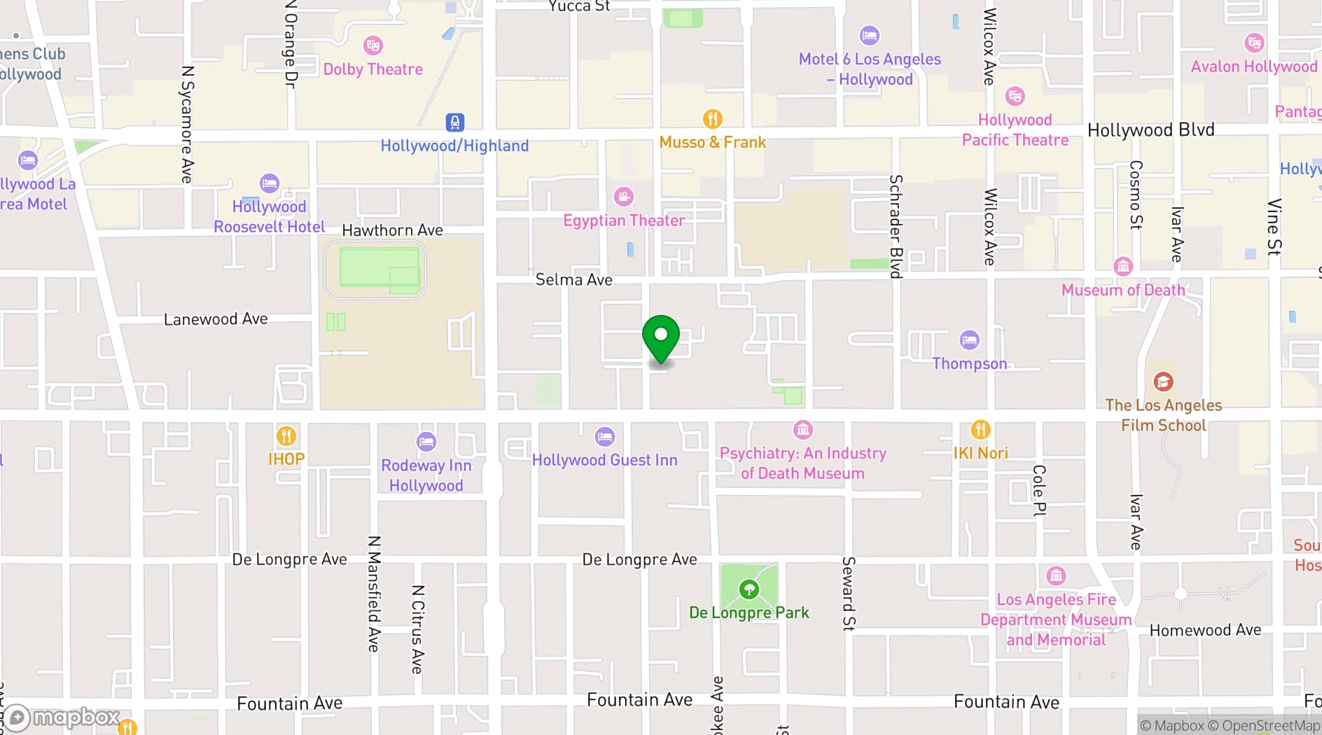 Map showing Wedgewood Weddings