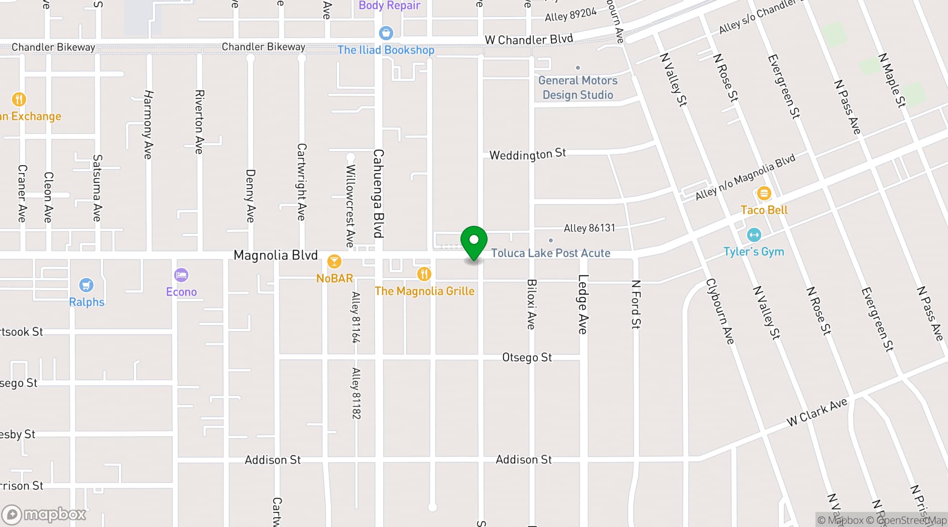 Map showing Golden Occasions Event Venue