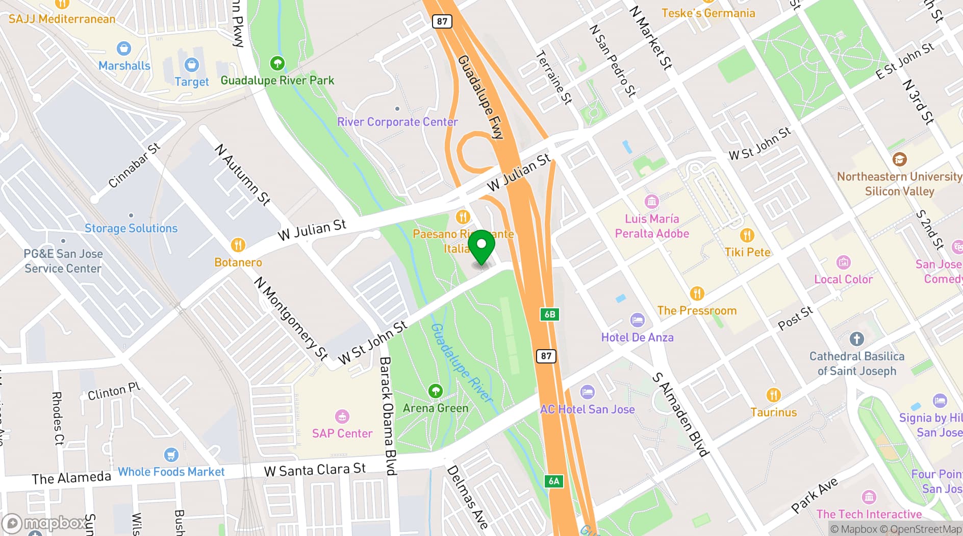 Map showing Poor House Bistro
