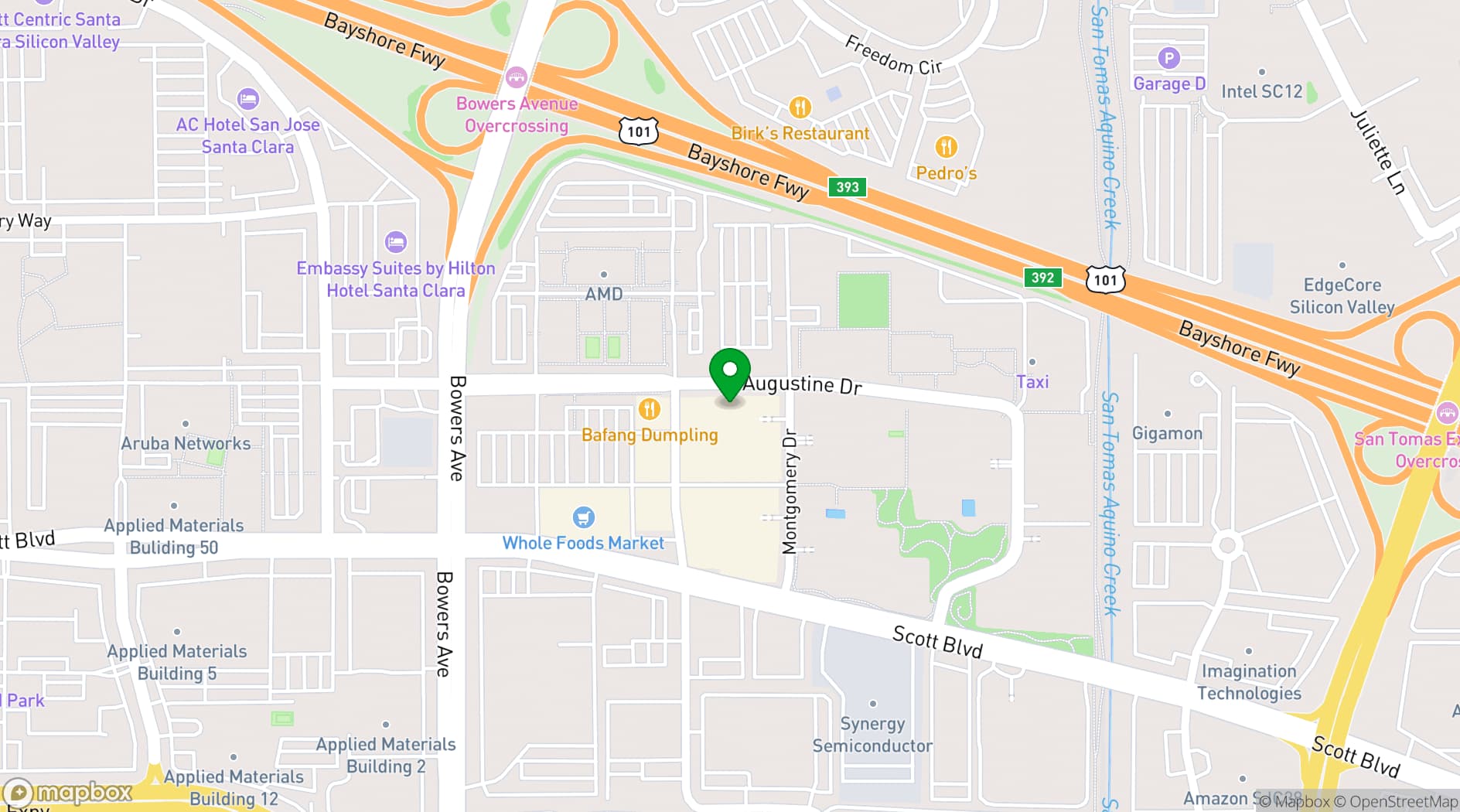 Map showing Barebottle Brewing Co.