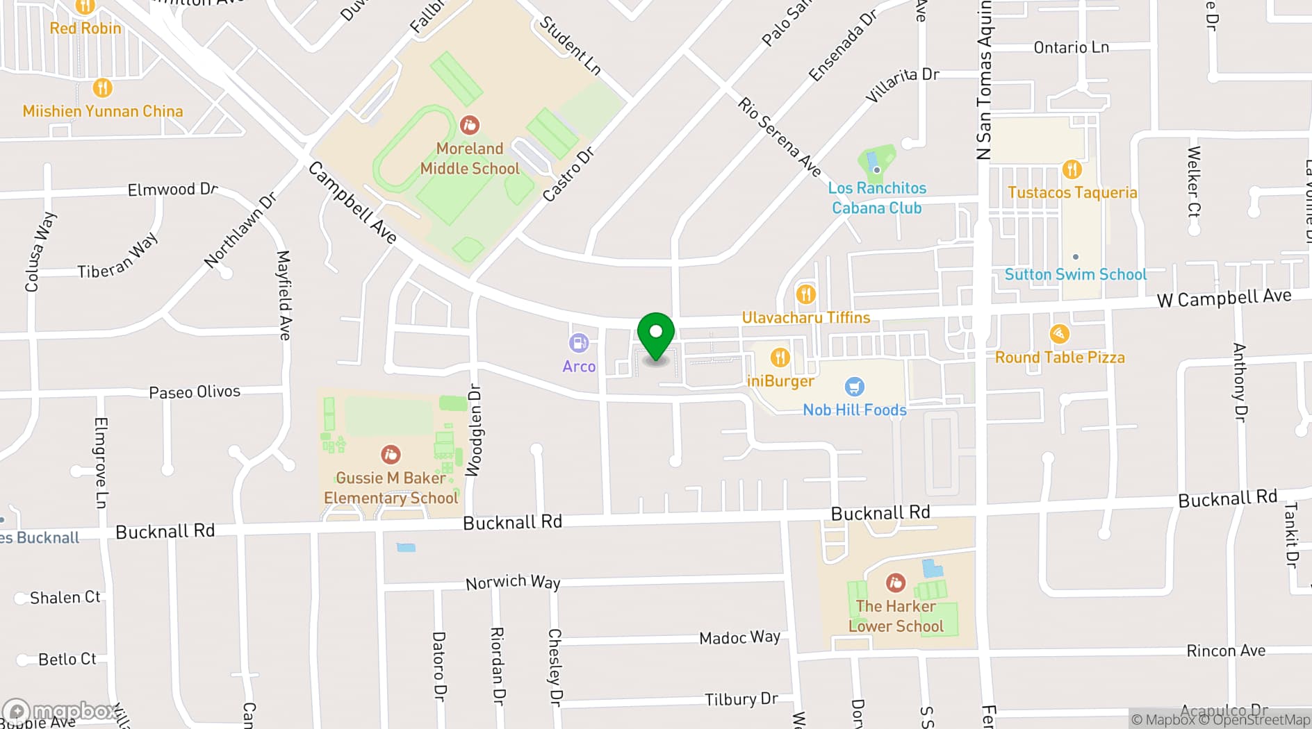 Map showing Starbright Theater