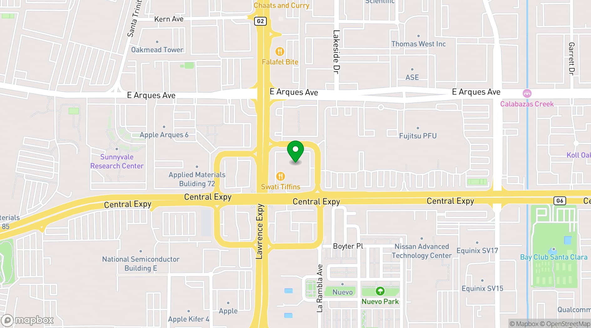 Map showing Shubham Halls
