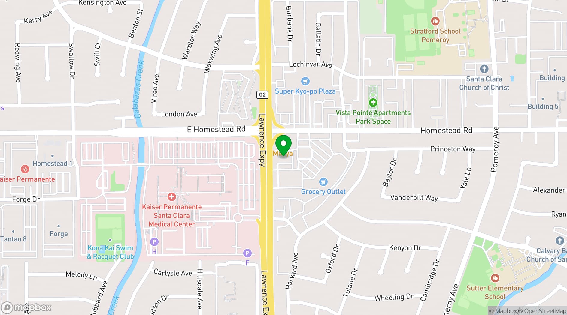 Map showing The Stand - Calabasas