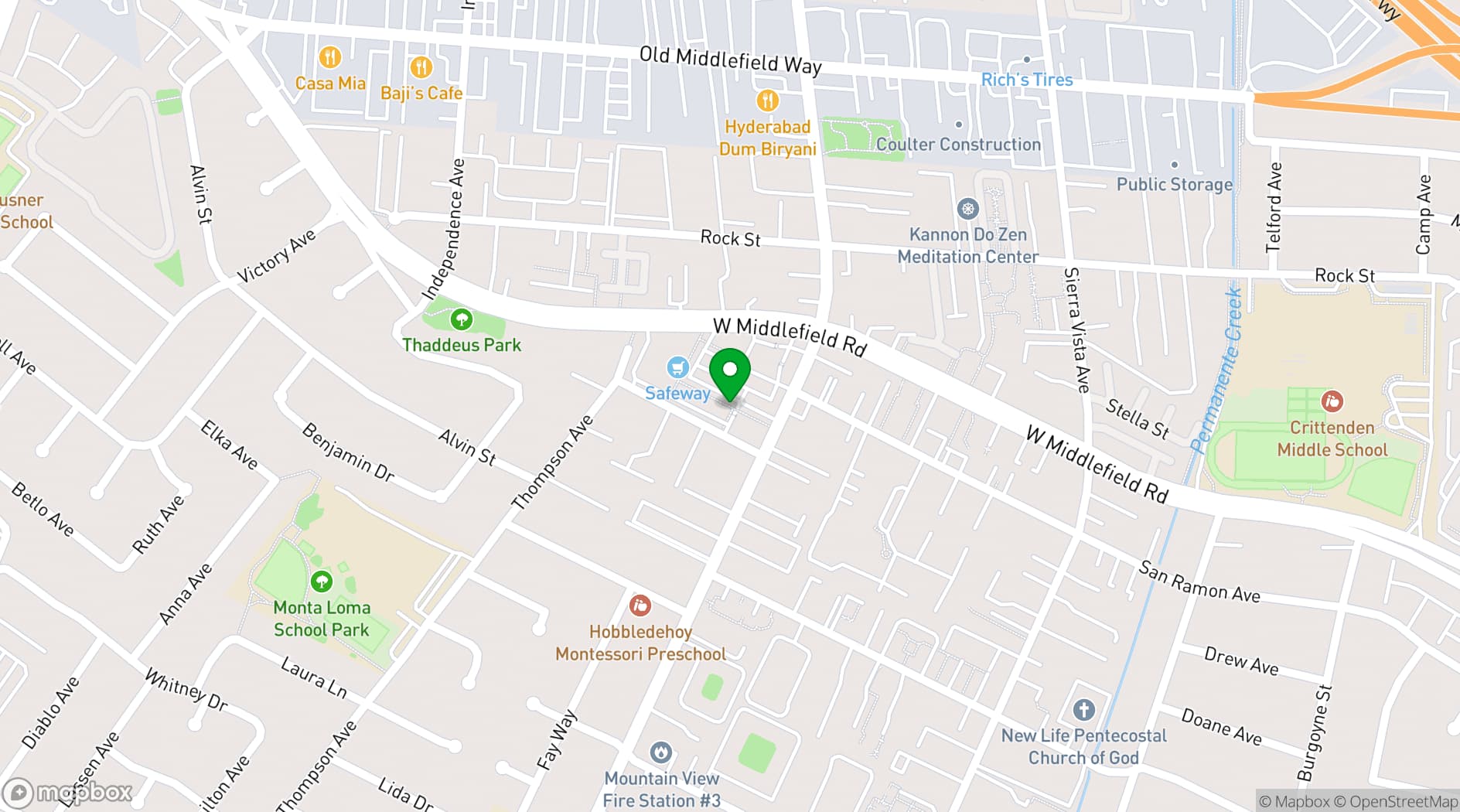 Map showing Sushi Jin