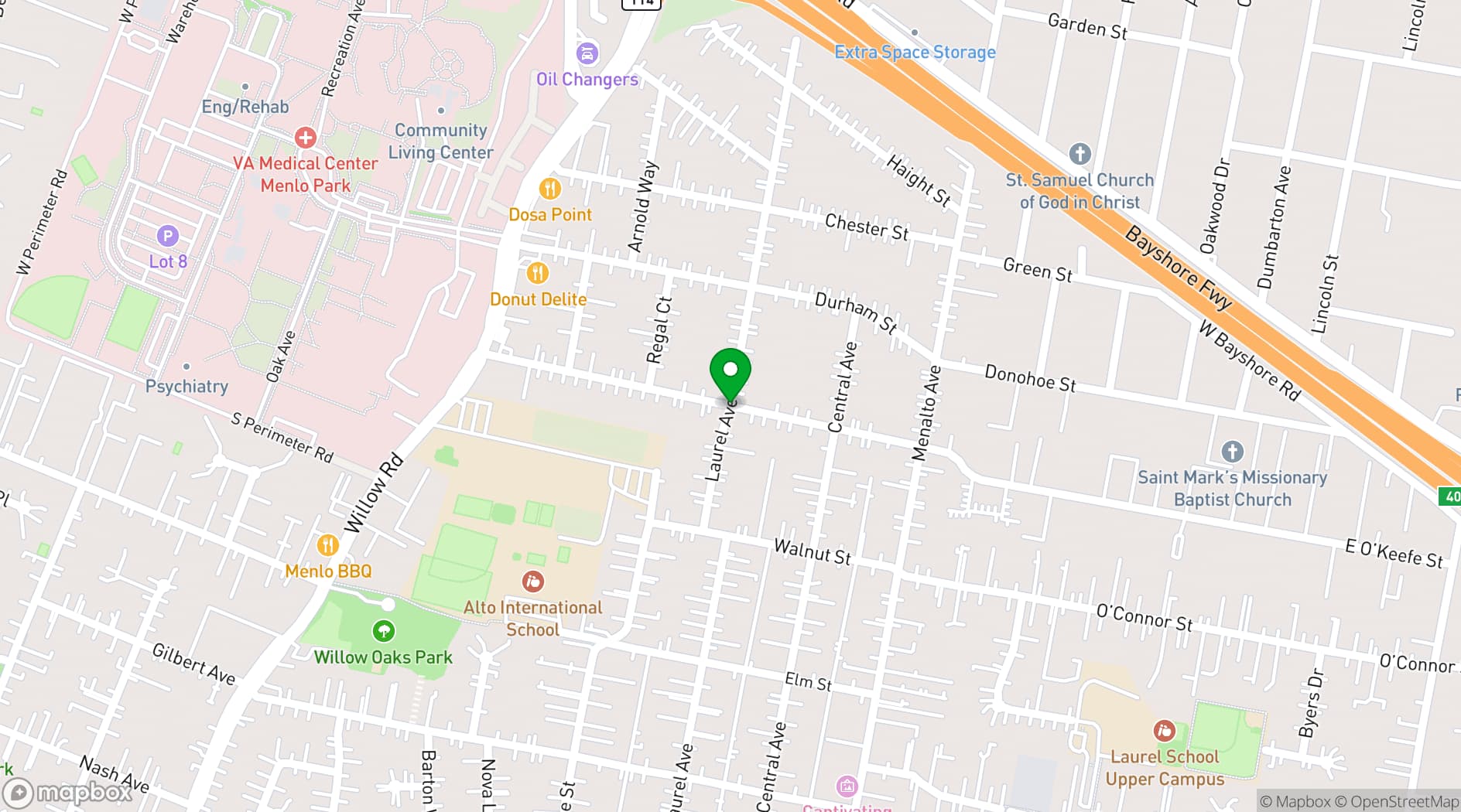 Map showing Lily Duong - Wedding Services