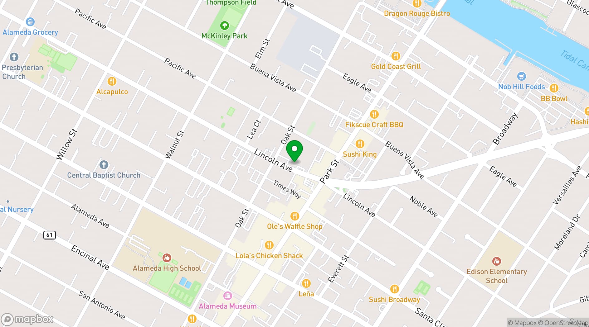 Map showing PHOENIX
