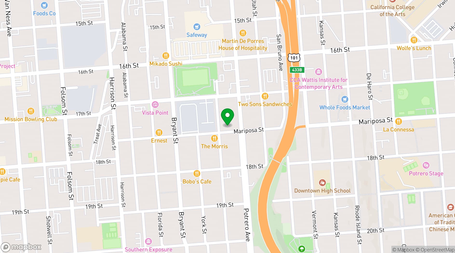 Map showing Verdi Club