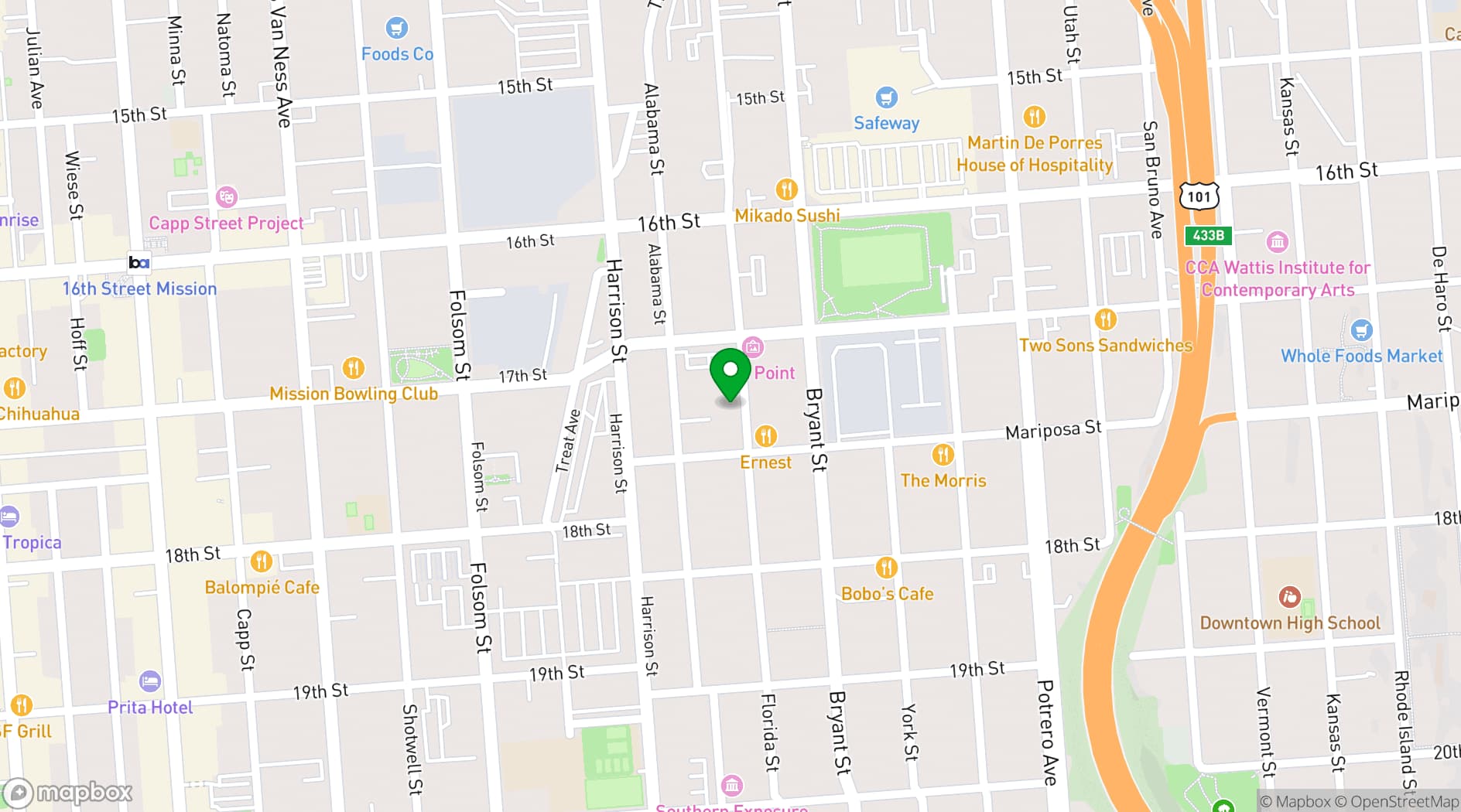 Map showing Z Space
